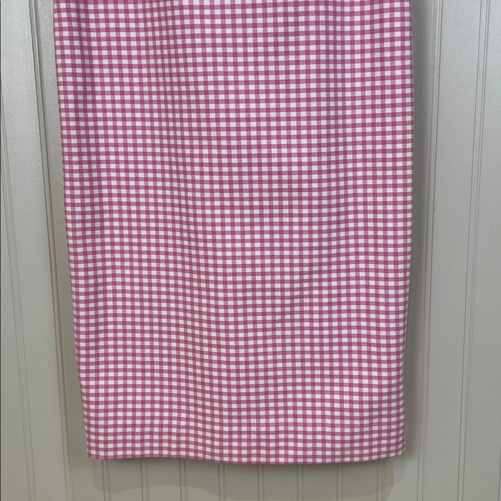 NWT J Crew Gingham Check Pink Sheath Dress Size 6T